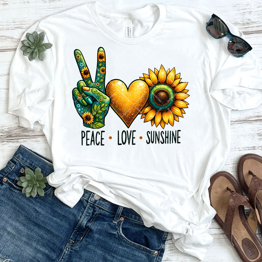 Peace Love Sunshine DTF Transfer