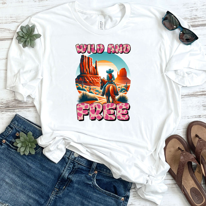 Wild And Free DTF Transfer