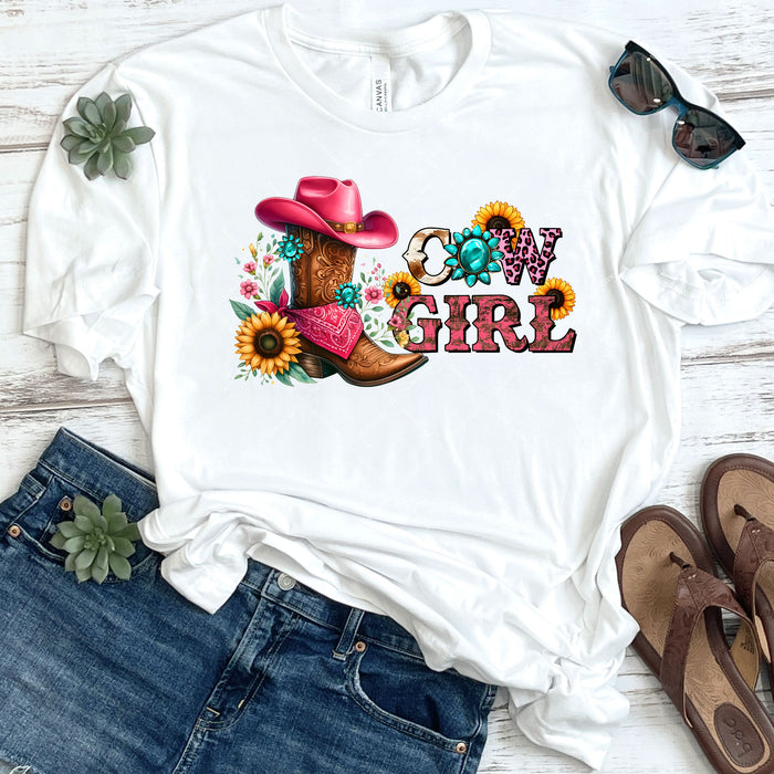 Cow Girl DTF Transfer