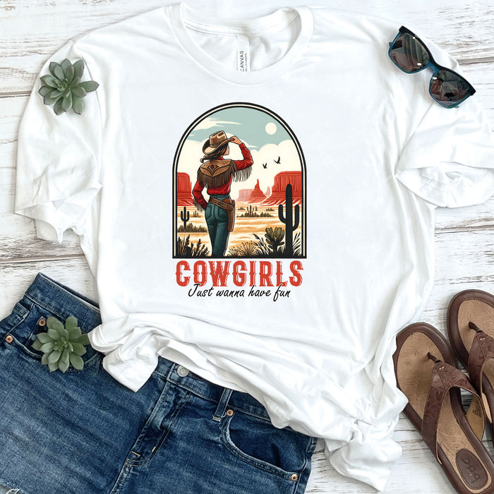 Cowgirls Just Want To Have Fun DTF Transfer