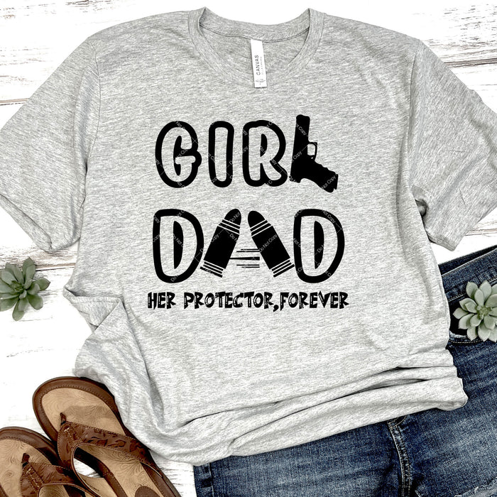 Girl Dad Her Protector, Forever DTF Transfer