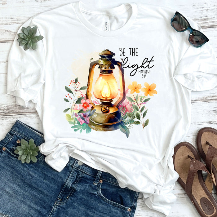 Be The Light Mathew 5:14 DTF Transfer