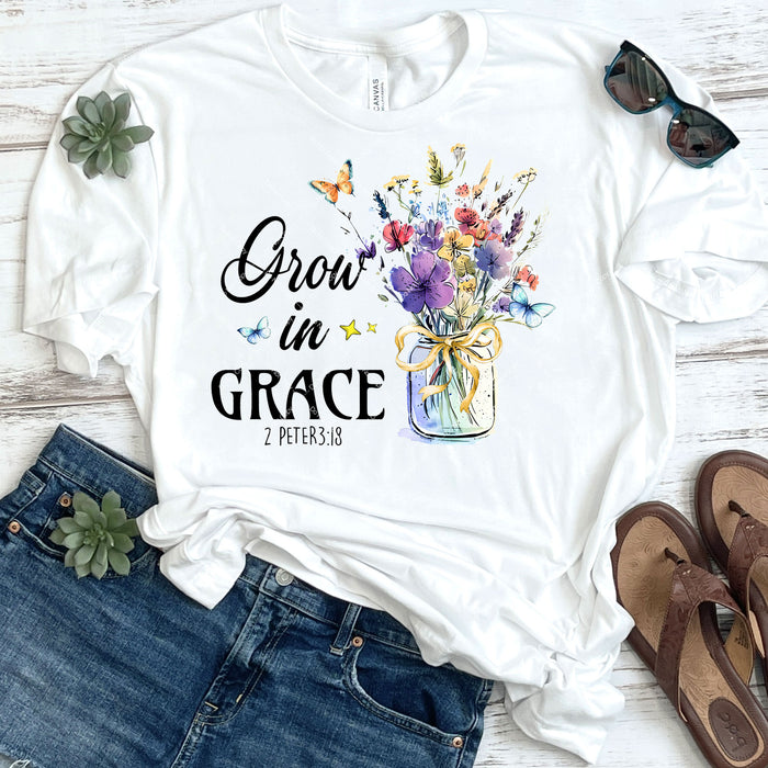 Grow In Grace 2 Peter 3:18 DTF Transfer