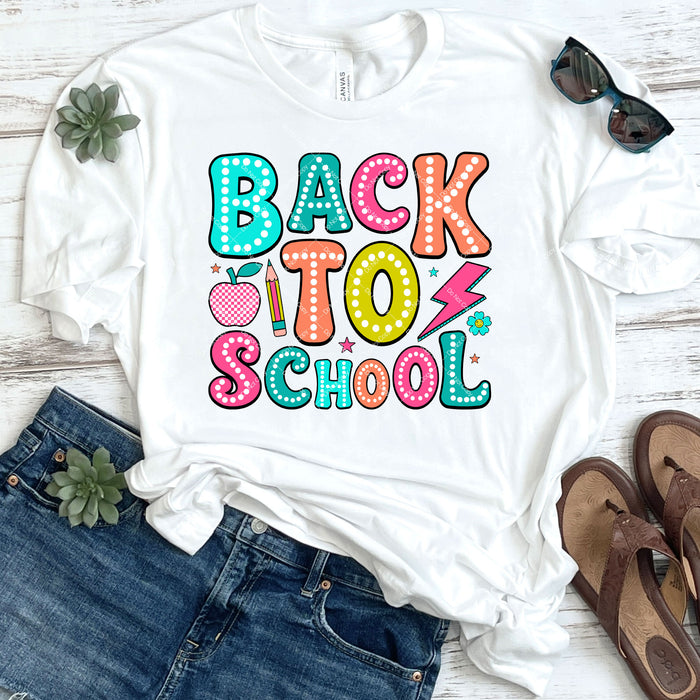 Back To School DTF Transfer