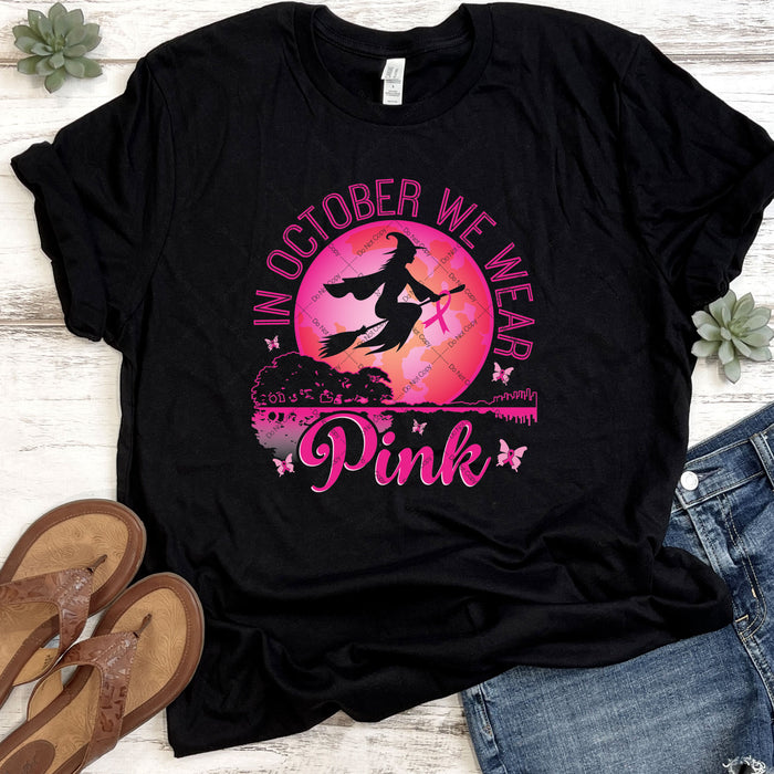 In October We Wear Pink DTF Transfer