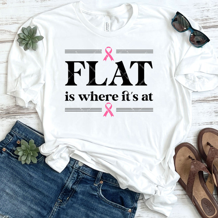 Flat Is Where It's At DTF Transfer