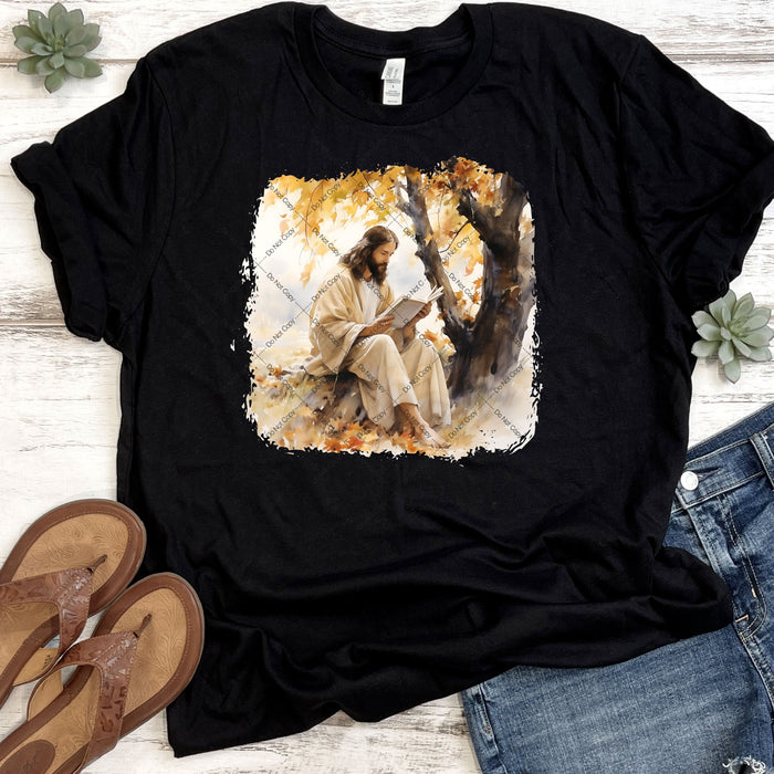 Fall Season Jesus DTF Transfer