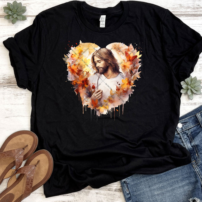 The Heart of Jesus DTF Transfer