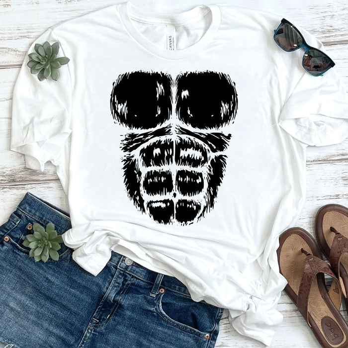 Gorilla Chest DTF Transfer