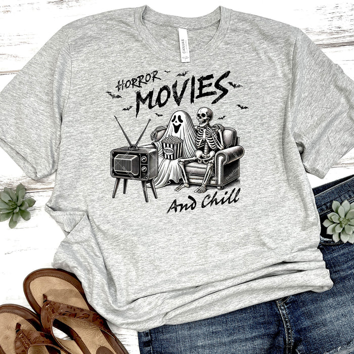 Horror Movies And Chill DTF Transfer