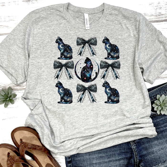 Coquette Bows & Celestial Cats DTF Transfer
