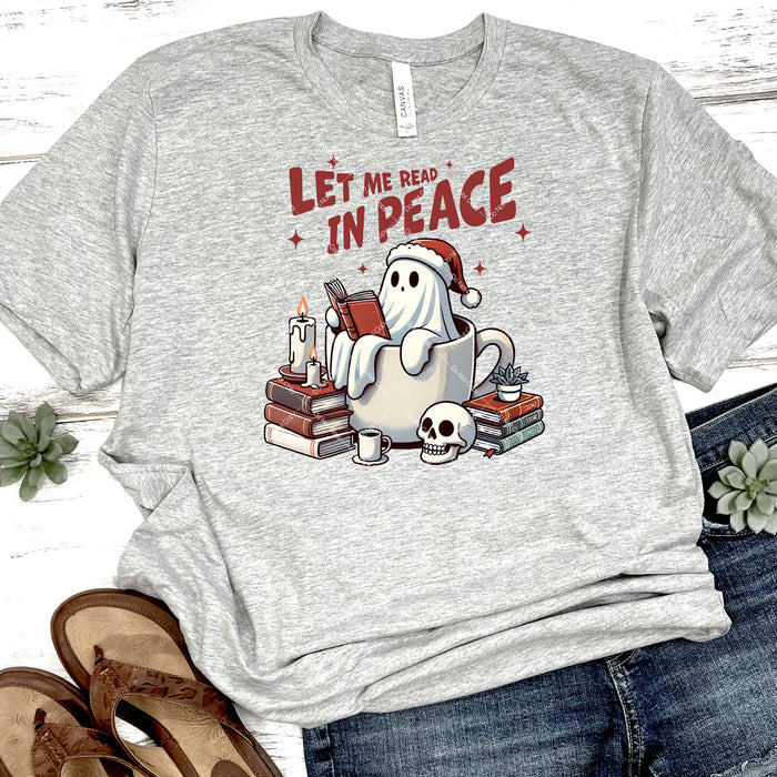 Let Me Read In Peace DTF Transfer