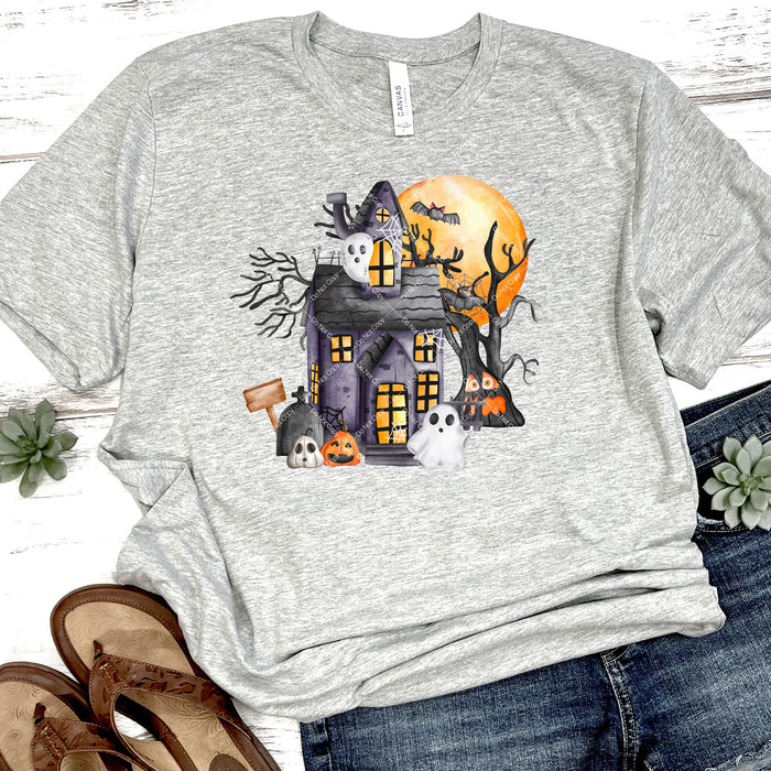 Haunted House DTF Transfer