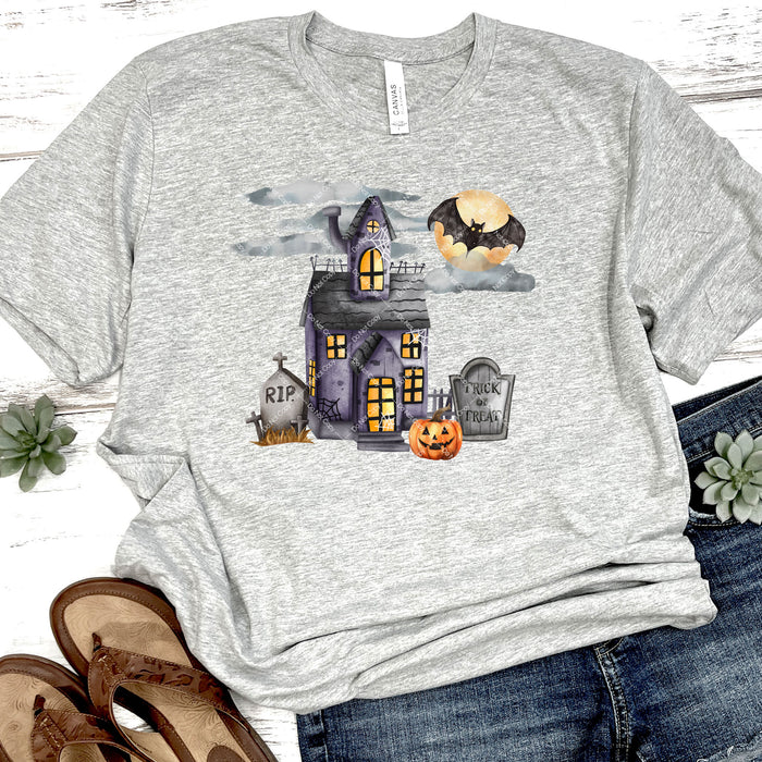 Haunted House DTF Transfer