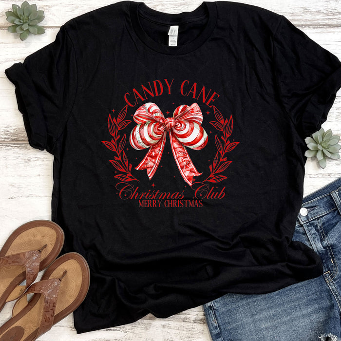 Candy Cane Christmas Club DTF Transfer