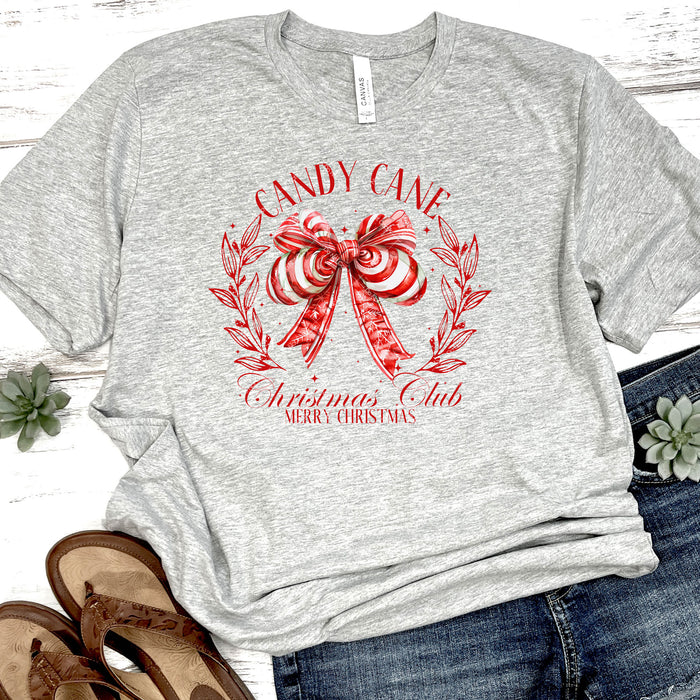 Candy Cane Christmas Club DTF Transfer