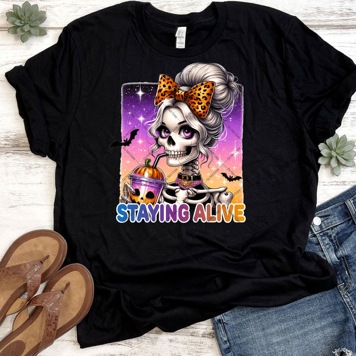 Staying Alive DTF Transfer