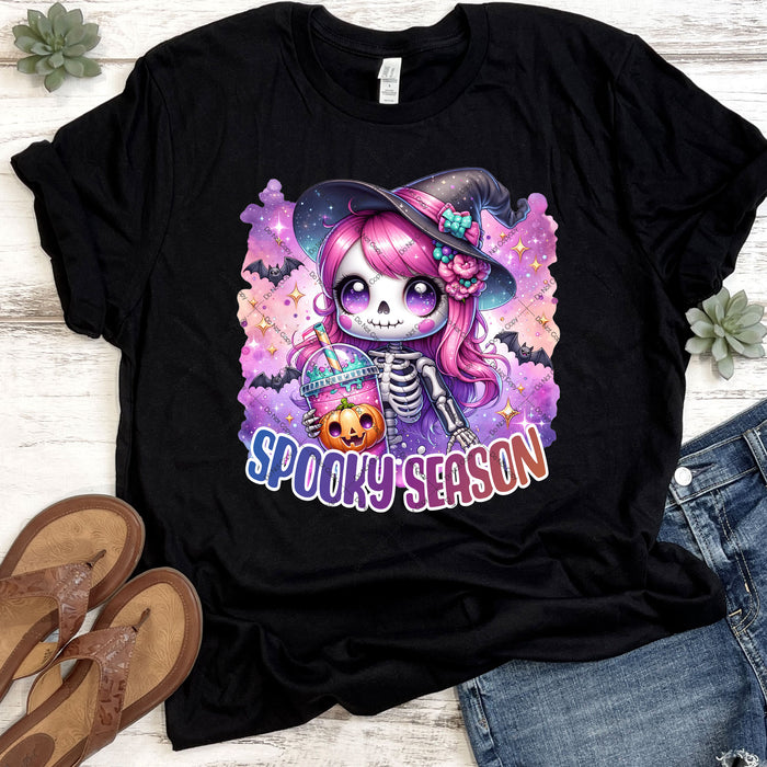 Spooky Season Girl DTF Transfer