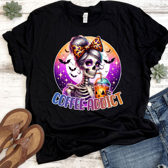 Coffee Addict DTF Transfer