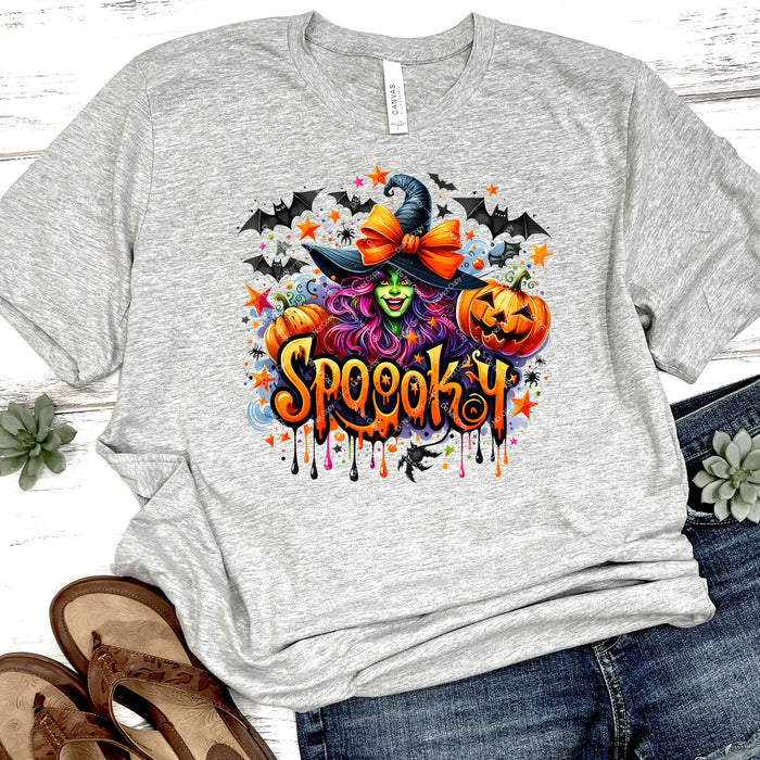 Spooky Green Witch DTF Transfer