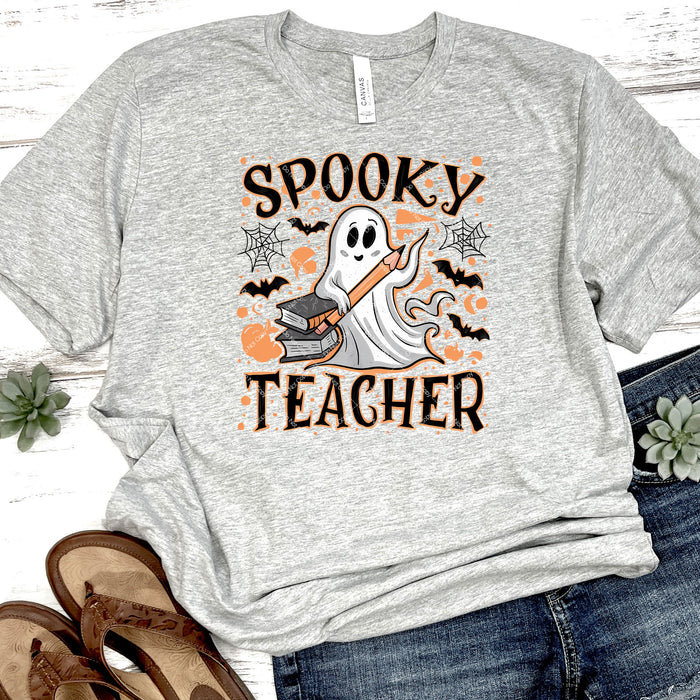 Spooky Teacher Ghost DTF Transfer