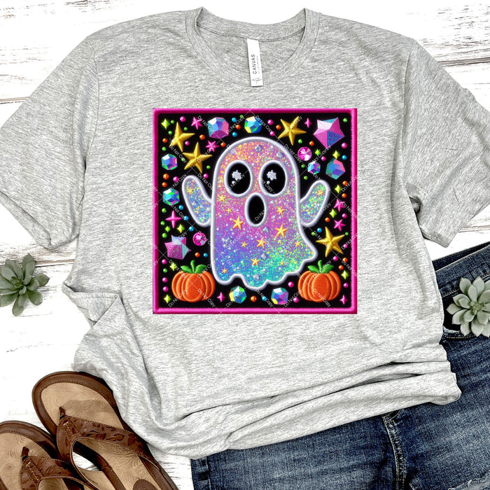 Cute & Sparkly Little Ghost DTF Transfer