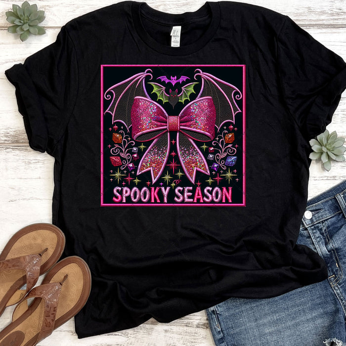 Spooky Season Bow DTF Transfer