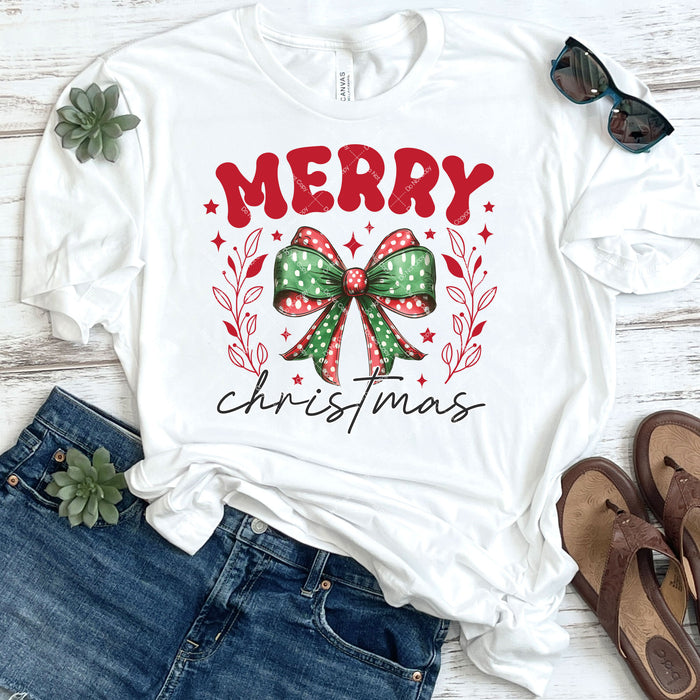 Merry Christmas DTF Transfer