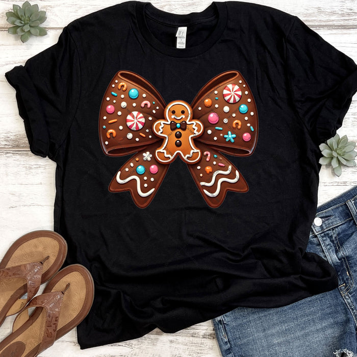 Christmas Treats Bow DTF Transfer