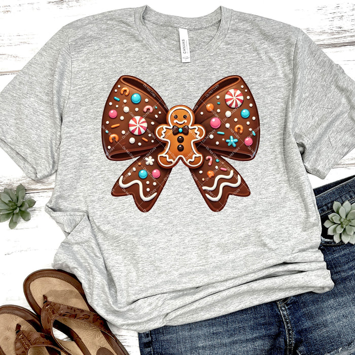 Christmas Treats Bow DTF Transfer