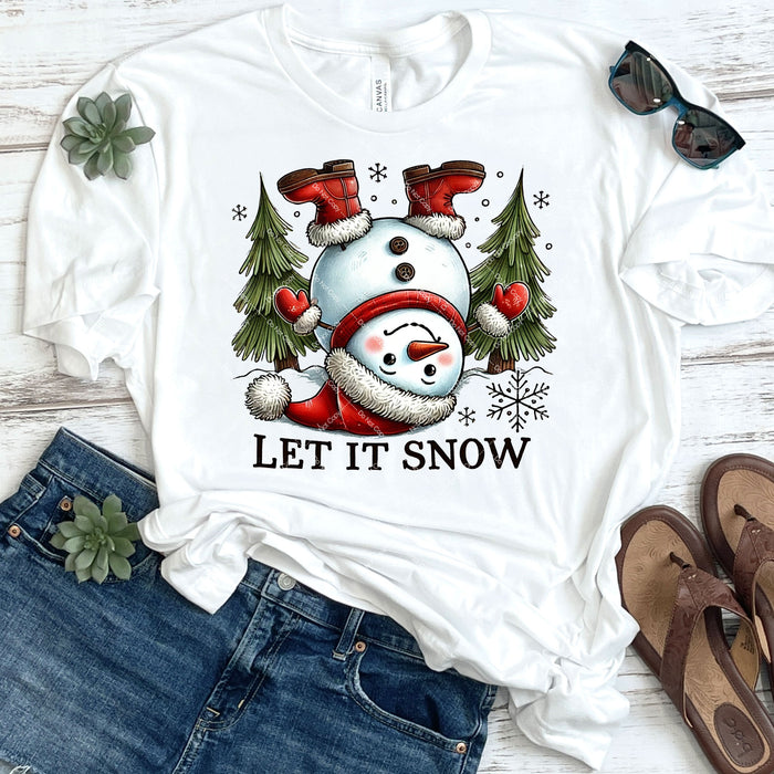 Let It Snow DTF Transfer