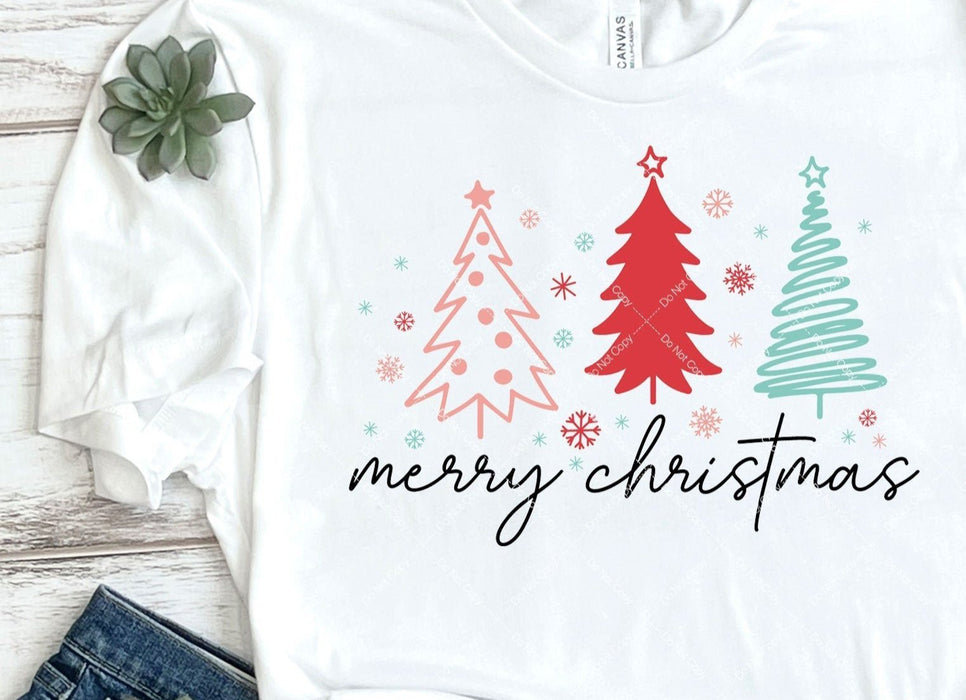 Merry Christmas DTF Transfer
