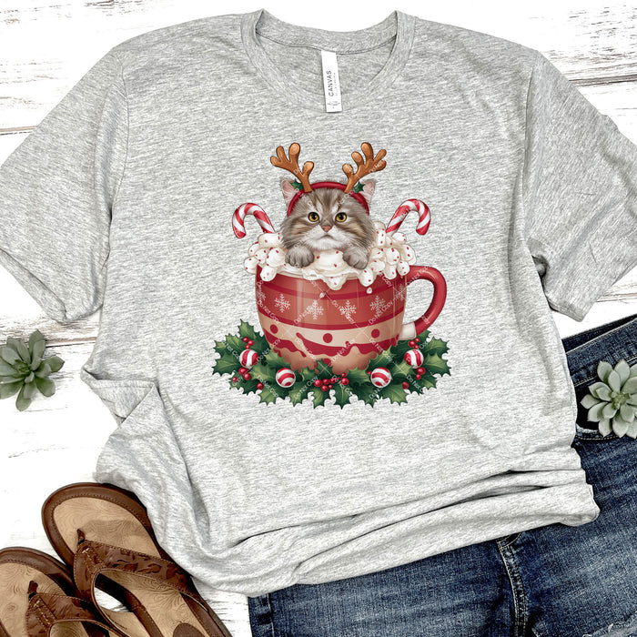 Christmas Kitty DTF Transfer