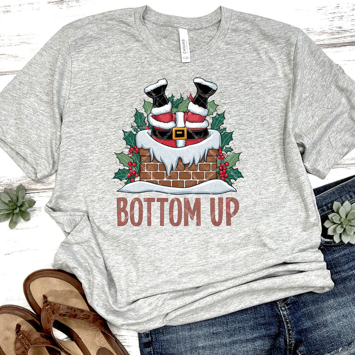 Santa Bottom Up DTF Transfer