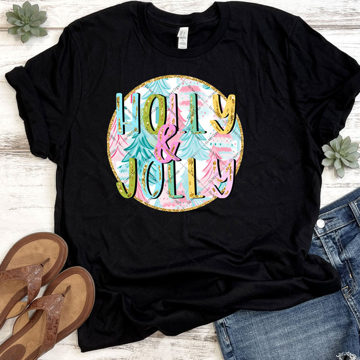 Holly & Jolly Christmas DTF Transfer