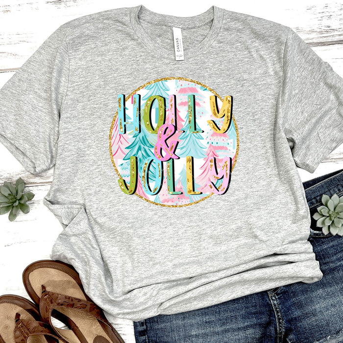 Holly & Jolly Christmas DTF Transfer