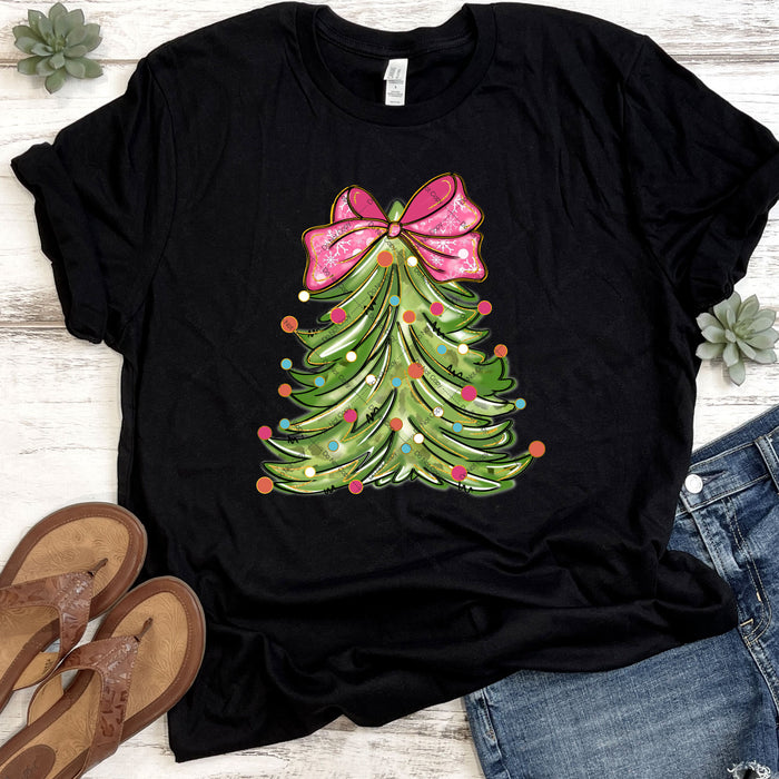 Coquette Christmas Tree DTF Transfer