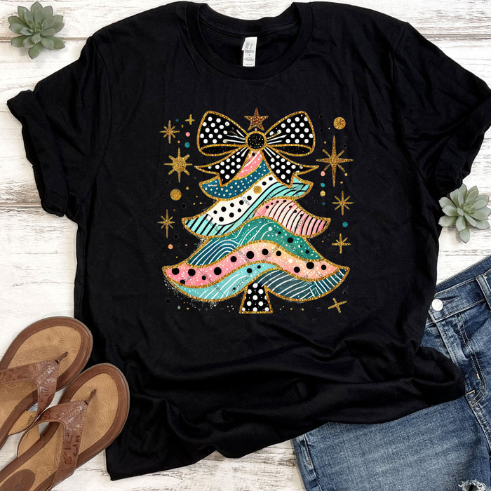 Magical Christmas Tree DTF Transfer