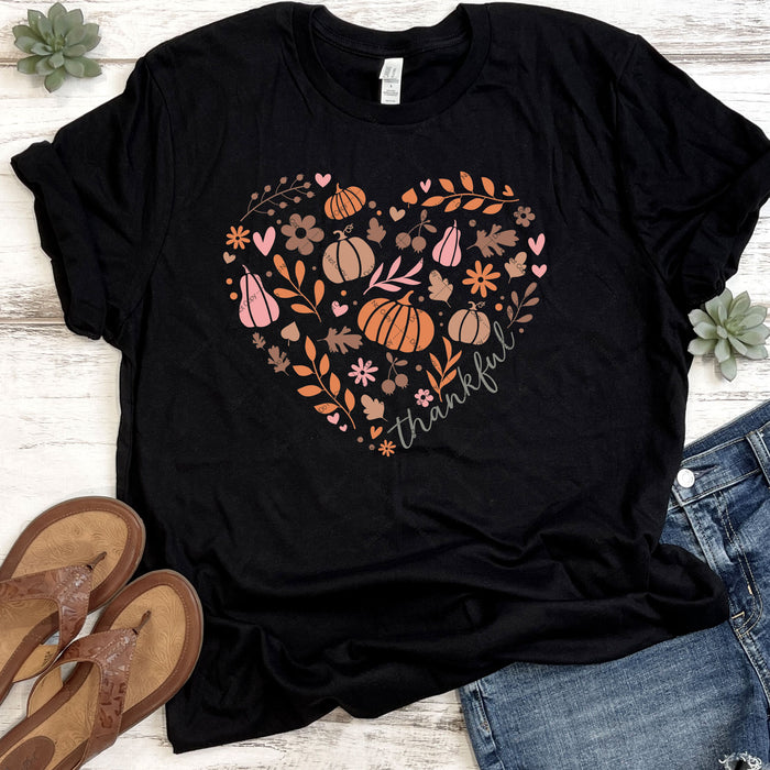 Thankful Heart DTF Transfer