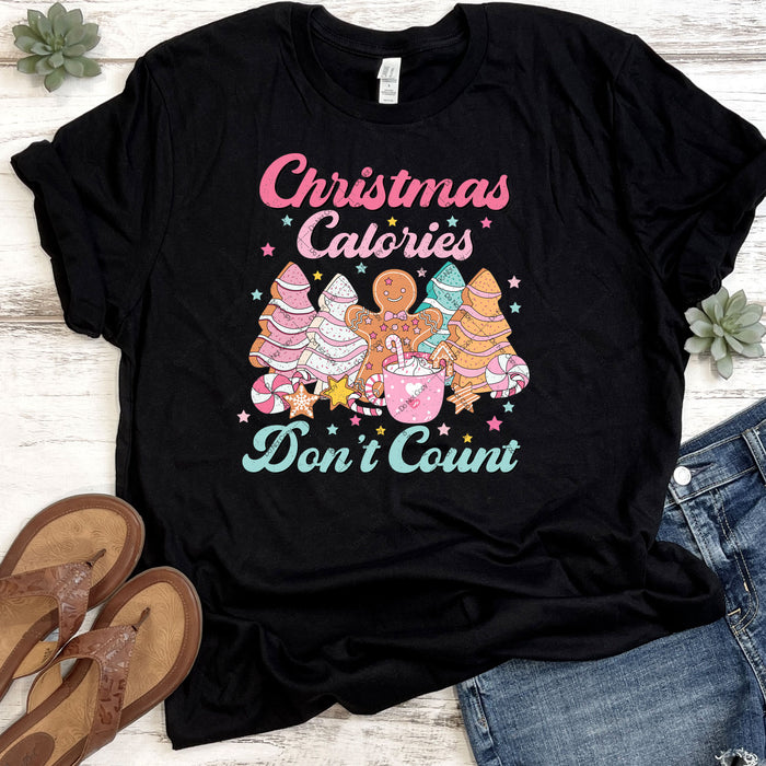 Christmas Calories Don't Count DTF Transfer