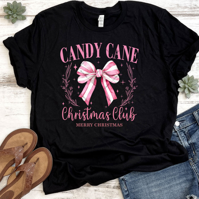 Candy Cane Christmas Club DTF Transfer