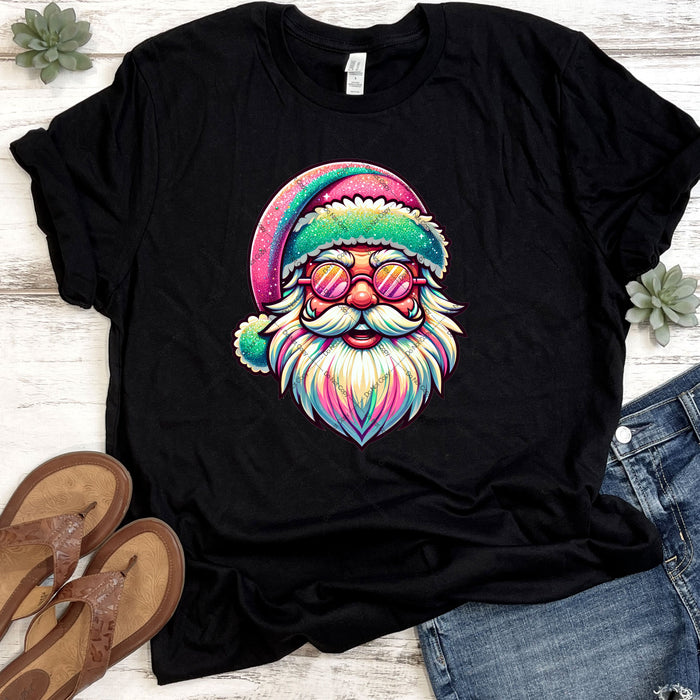 Psychedelic Santa DTF Transfer