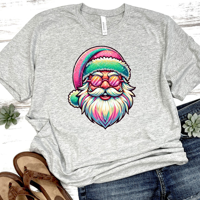 Psychedelic Santa DTF Transfer
