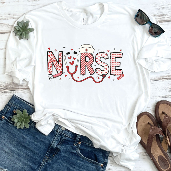 Nurse Valentine DTF Transfer