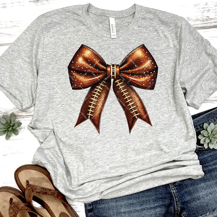 Coquette Football Bow DTF Transfer