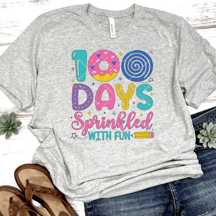 100 Days Sprinkled With Fun DTF Transfer
