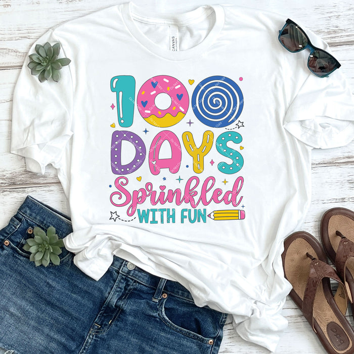 100 Days Sprinkled With Fun DTF Transfer