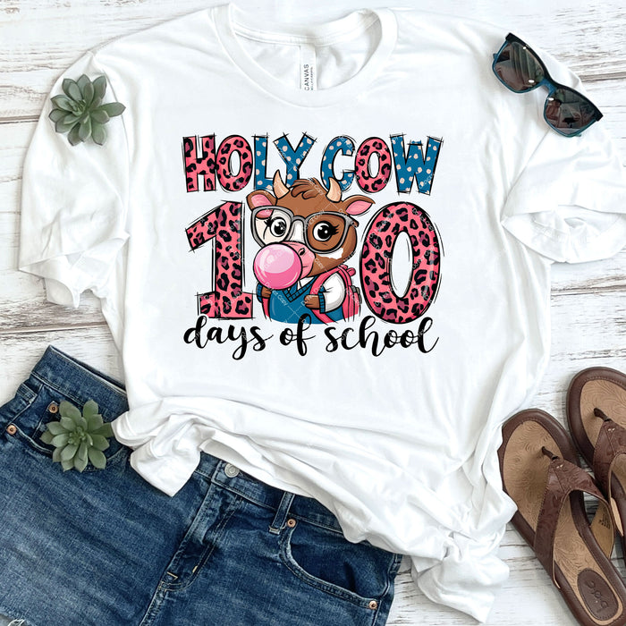 Holy Cow 100 Days of School DTF Transfer