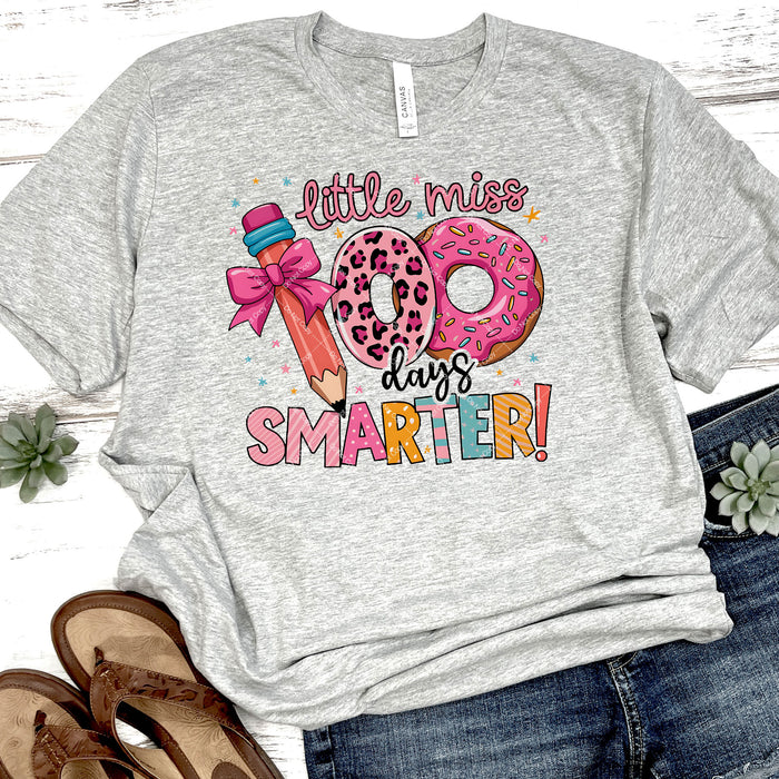 Little Miss 100 Days Smarter DTF Transfer