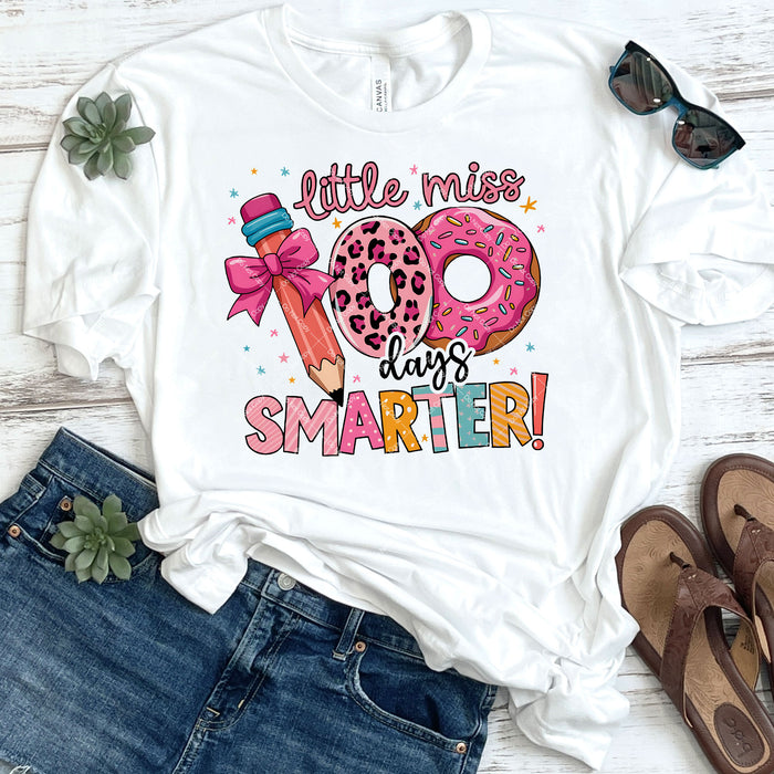 Little Miss 100 Days Smarter DTF Transfer